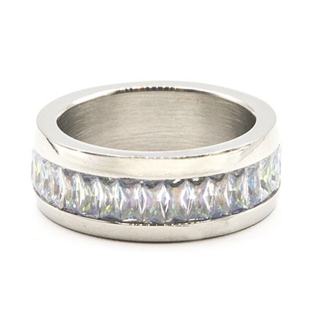 Anillo sinfin de acero con cubic boreal